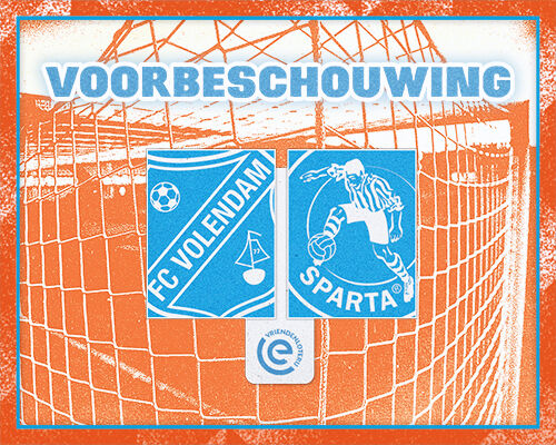 Sparta Rotterdam laatste tegenstander voor Volendammers in 2025