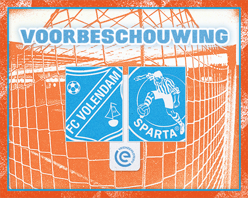 Sparta Rotterdam laatste tegenstander voor Volendammers in 2025