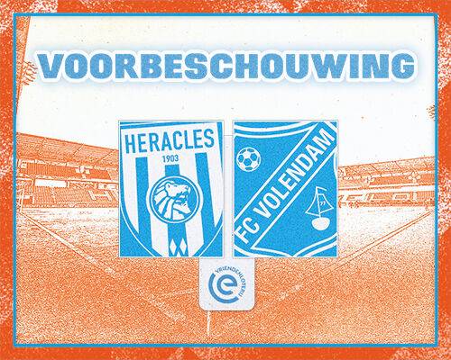 Eerste van vier finales voor FC Volendam begint in Almelo