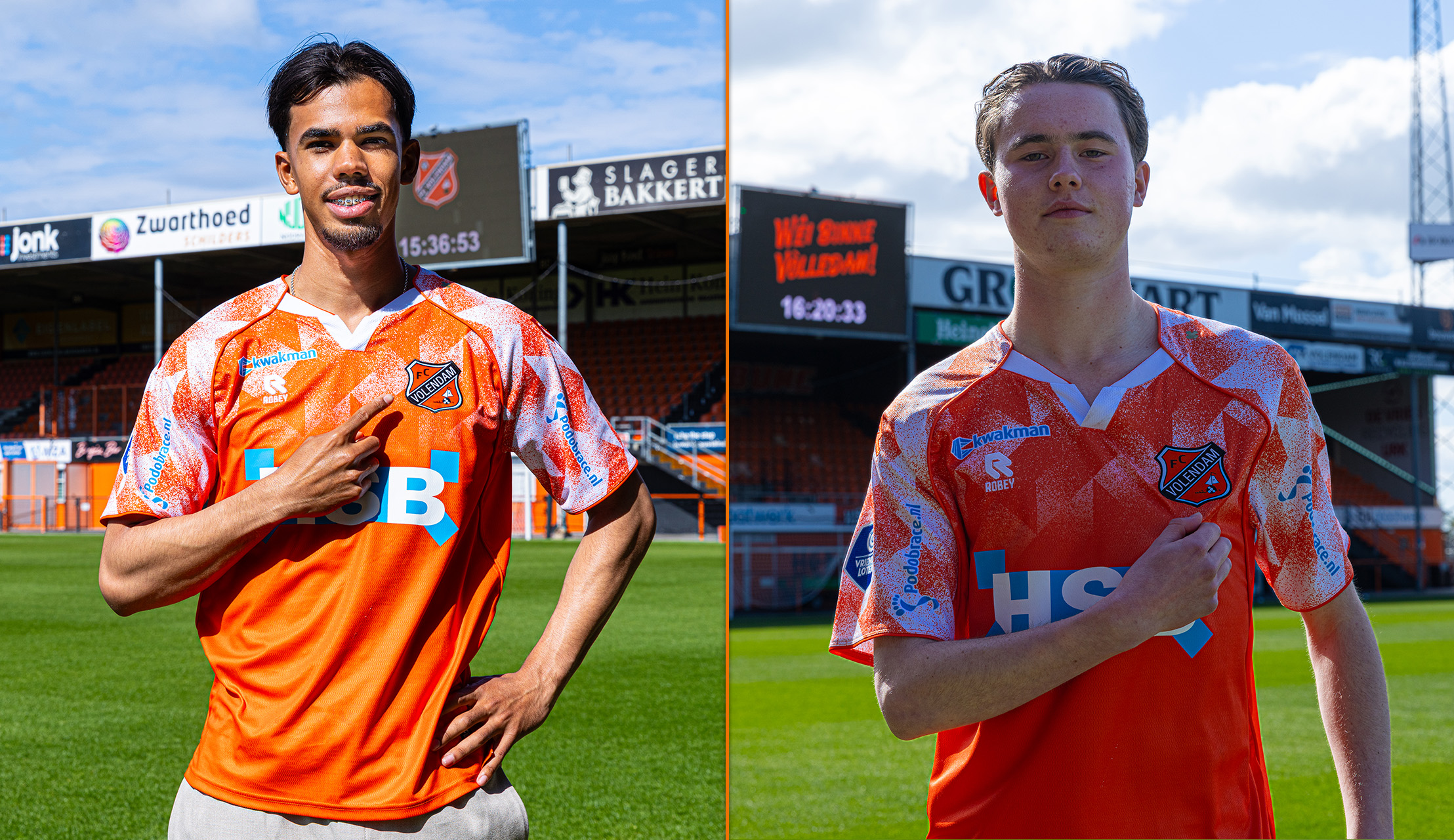 Deacon van der Klaauw en Arthur Hagens versterken komend seizoen FC Volendam O21