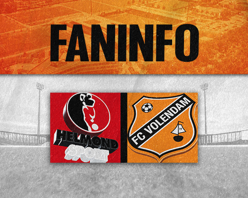Faninformatie voor Helmond Sport-uit op vrijdag 6 november