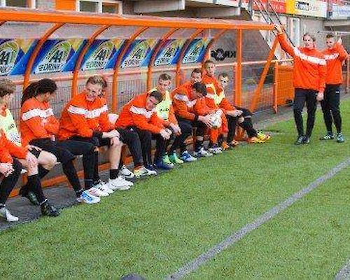 Beloftes kunnen niet scoren met man meer tegen Willem II