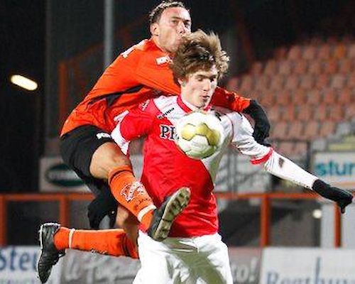 Jong Volendam deelt de punten met koploper Utrecht
