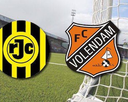 Jong Volendam kan niet scoren tegen man minder van Jong Roda