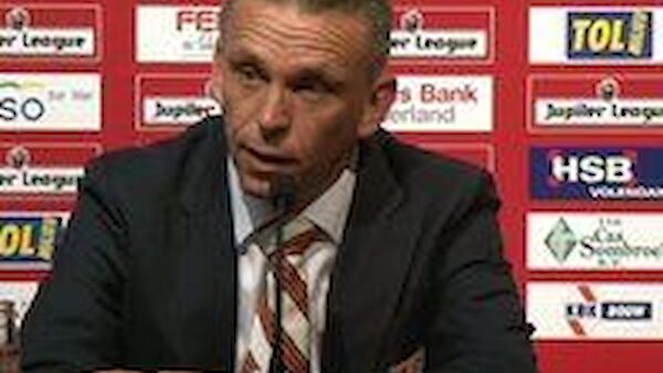 Persconferentie FC Volendam - Helmond Sport