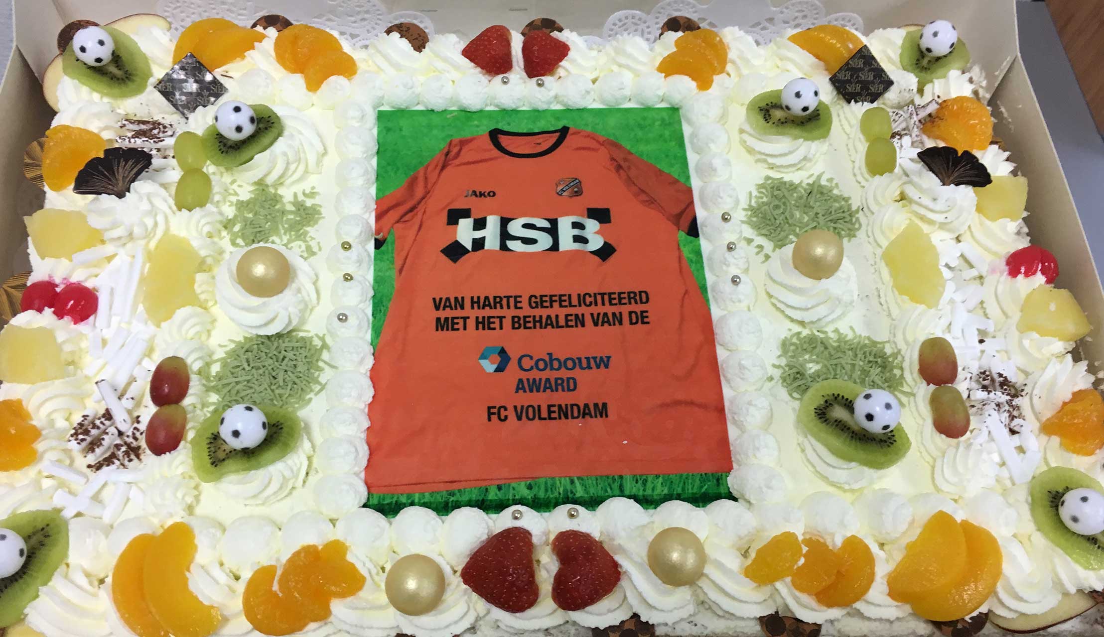 Shirtsponsor HSB wint Cobouw Award 2017