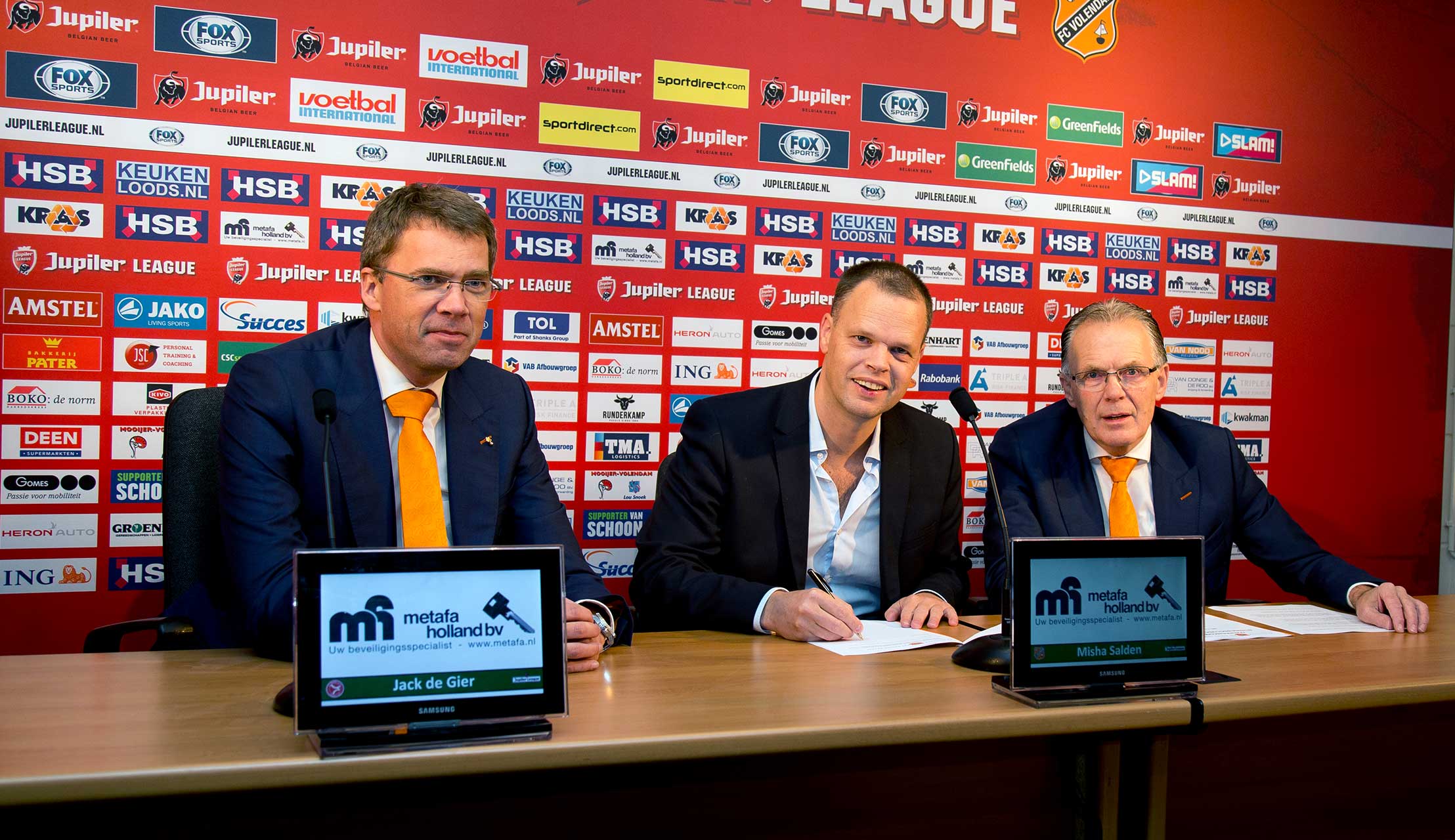 Sponsorcontract JMS Textservice ondertekend