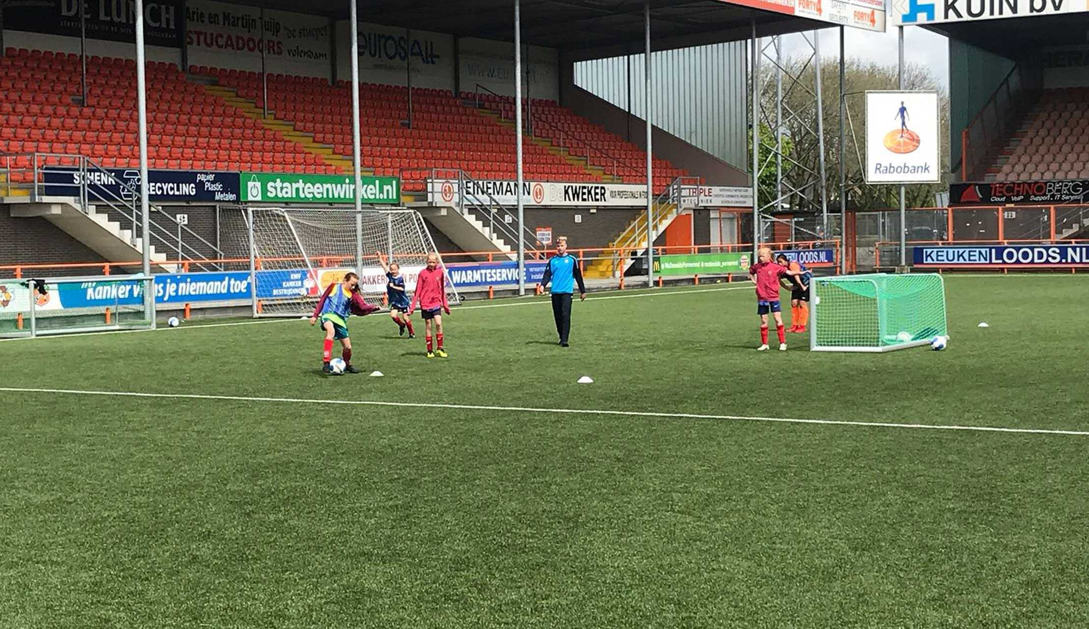 Kinderen beleven twee topdagen bij FC Volendam
