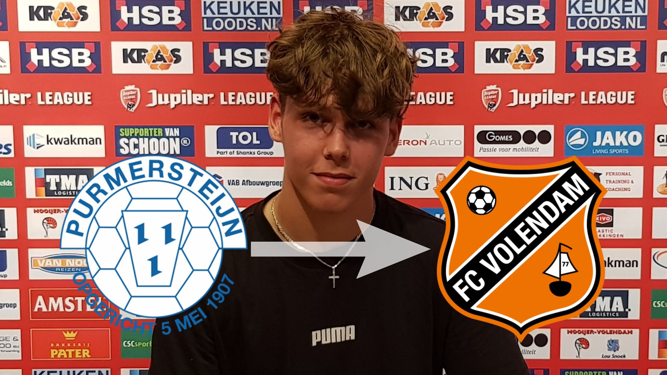 Dirk de Jong komt over van VPV Purmersteijn