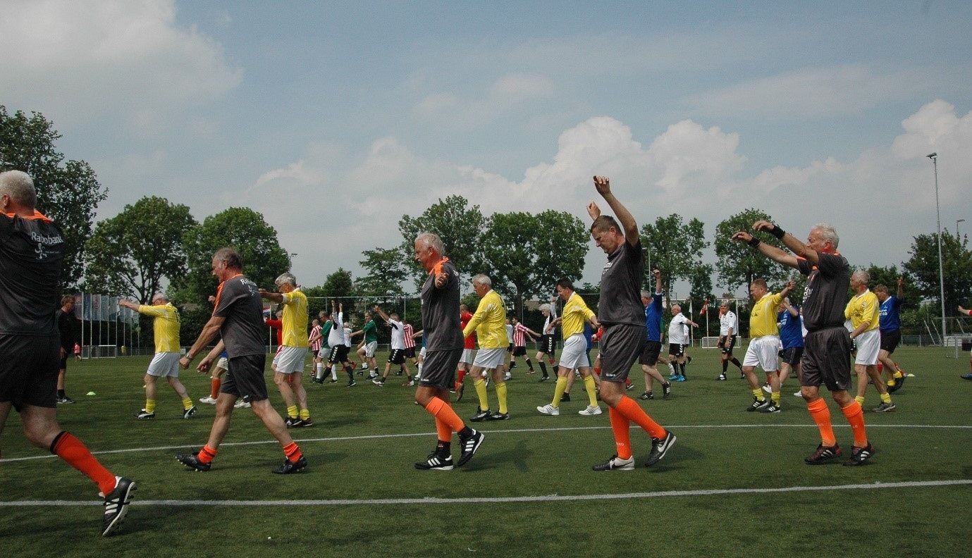 Aftrap van het nieuwe OldStars walking football-seizoen bij FC Volendam