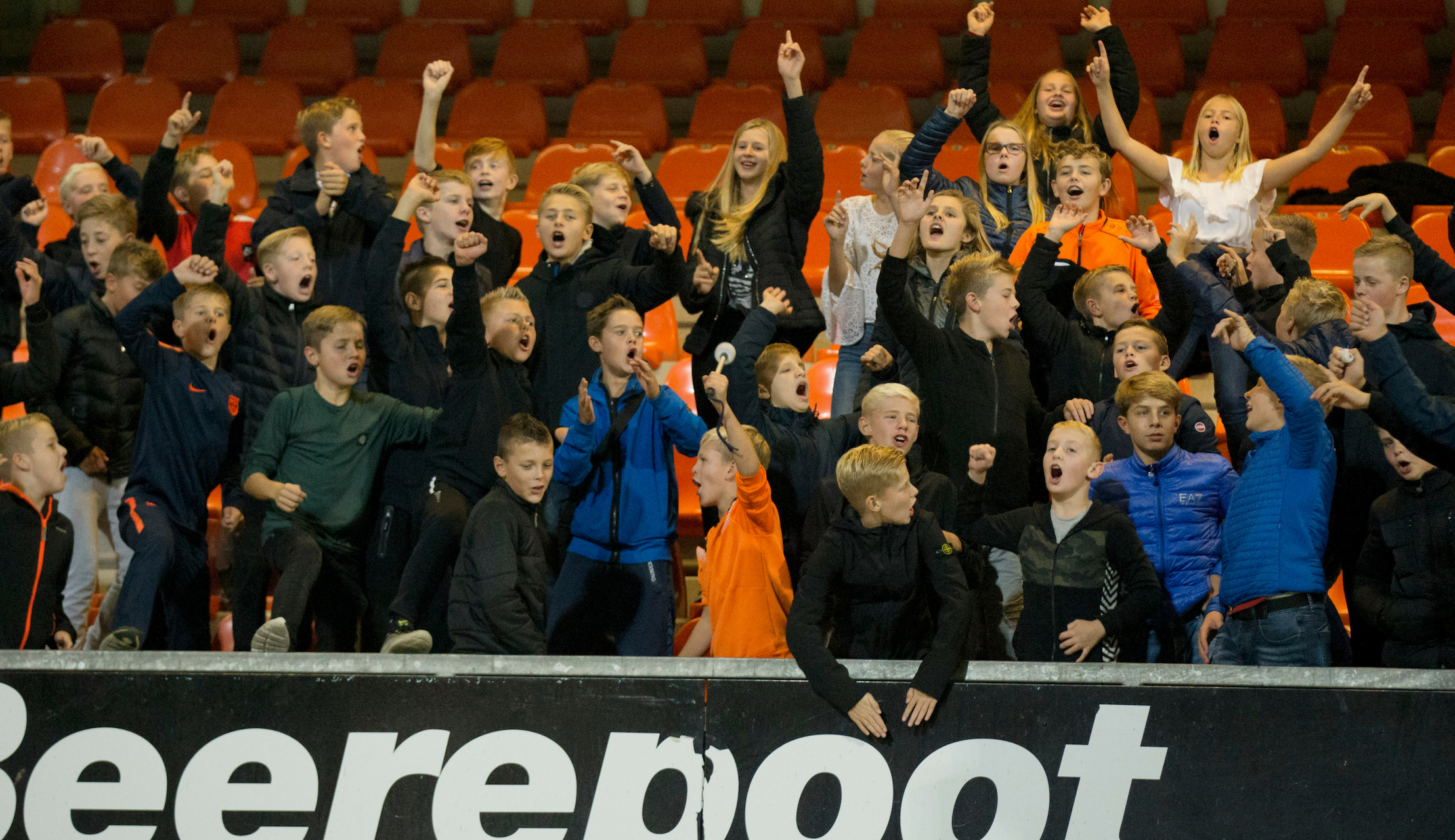 De sfeermakers op de Jaap Jonk Tribune