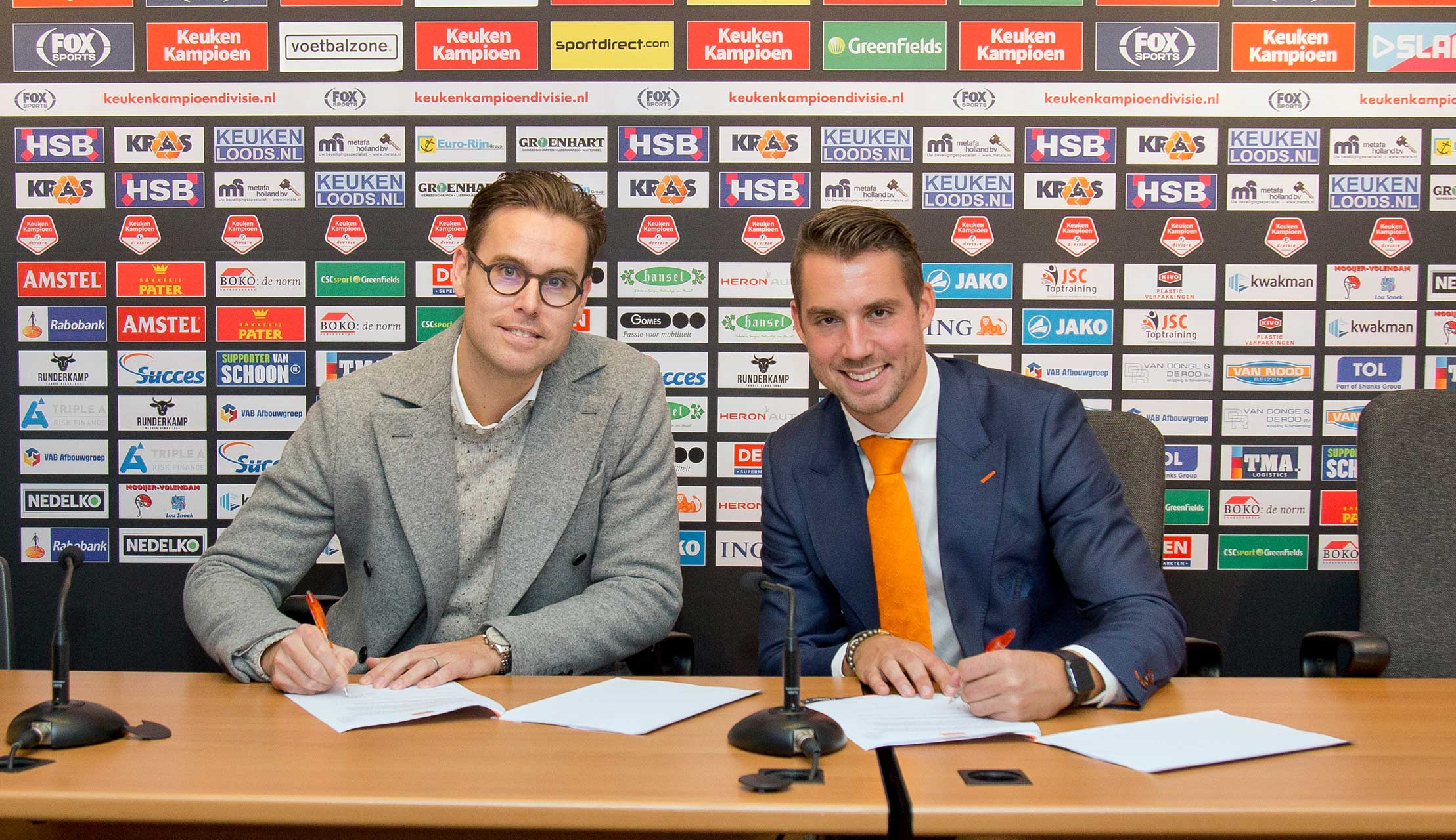 Lutz en FC Volendam ondertekenen sponsorcontract