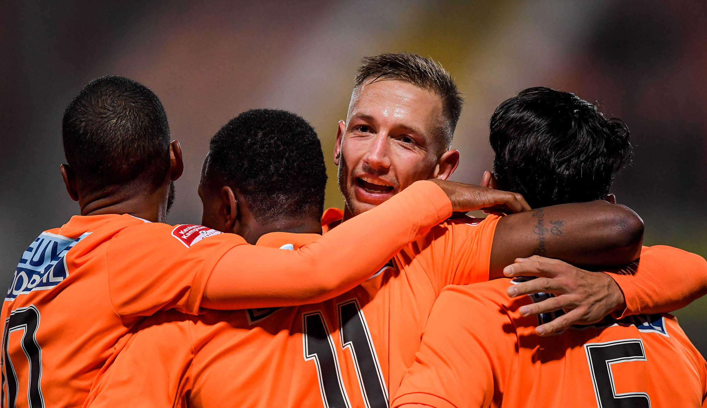 Kevin Visser gaat voorop in de strijd