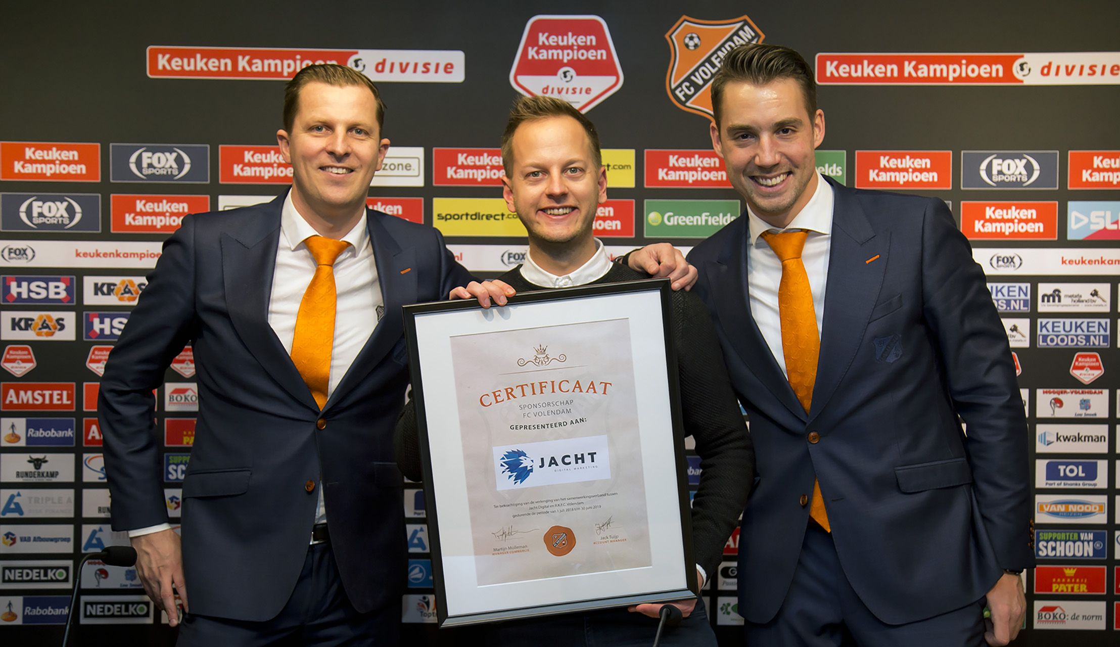 Jacht Digital tekent sponsorcontract