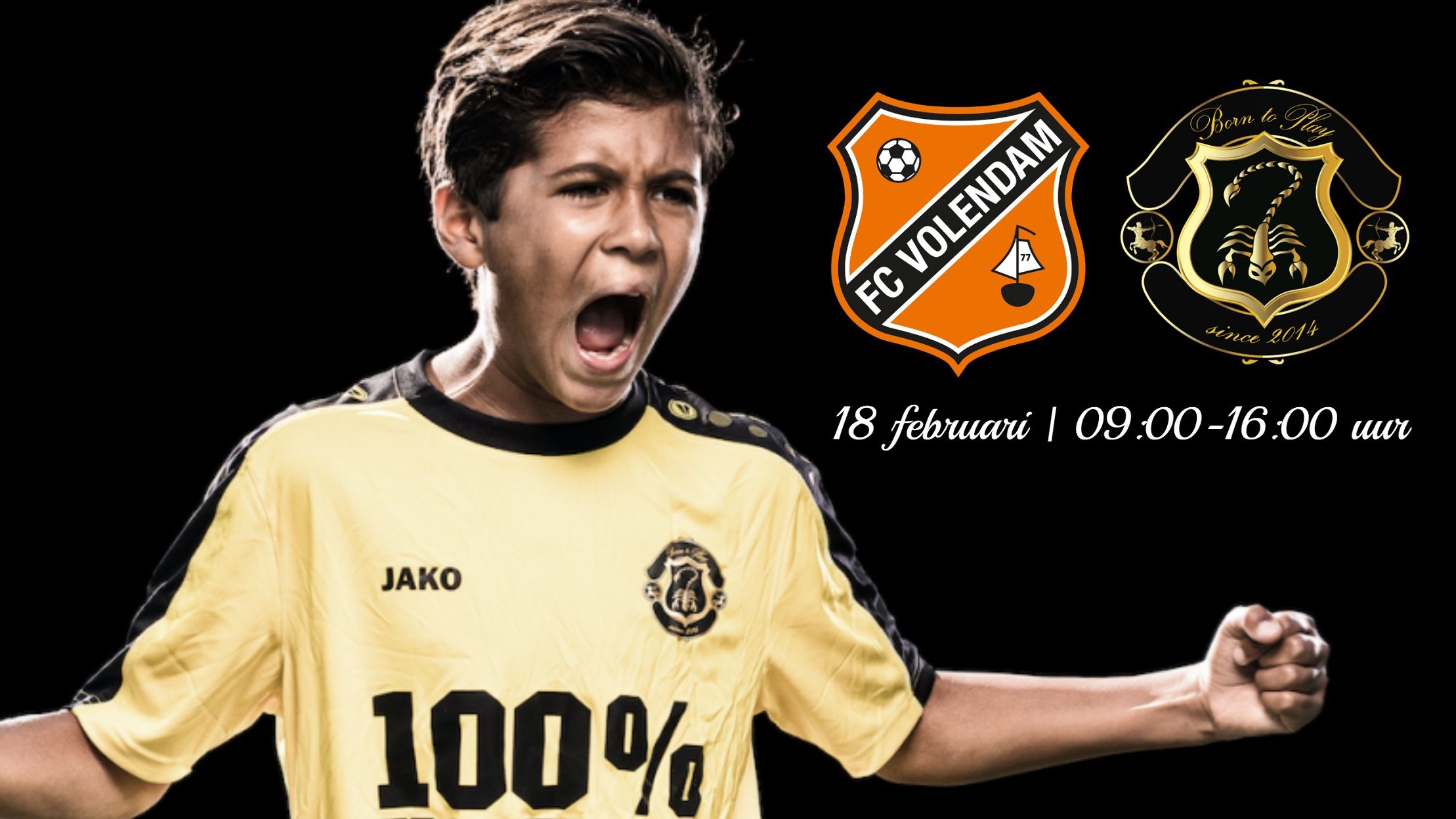 Born to Play organiseert 18 februari Clinic bij FC Volendam!