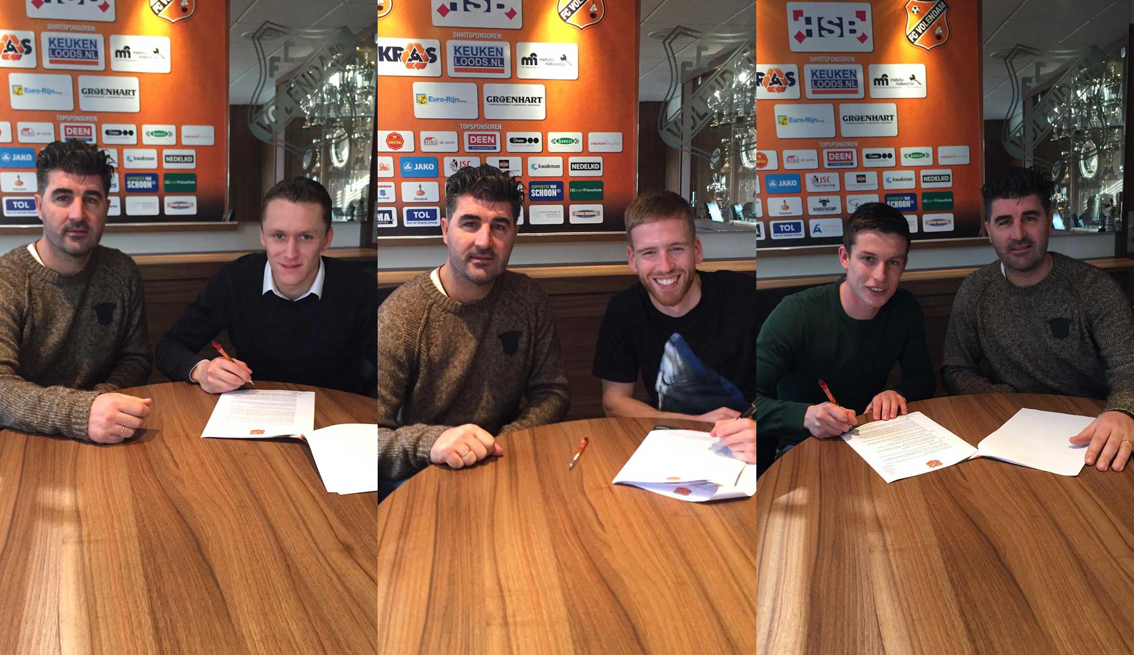 Contracten Kaars, Smal en Doodeman ondertekend