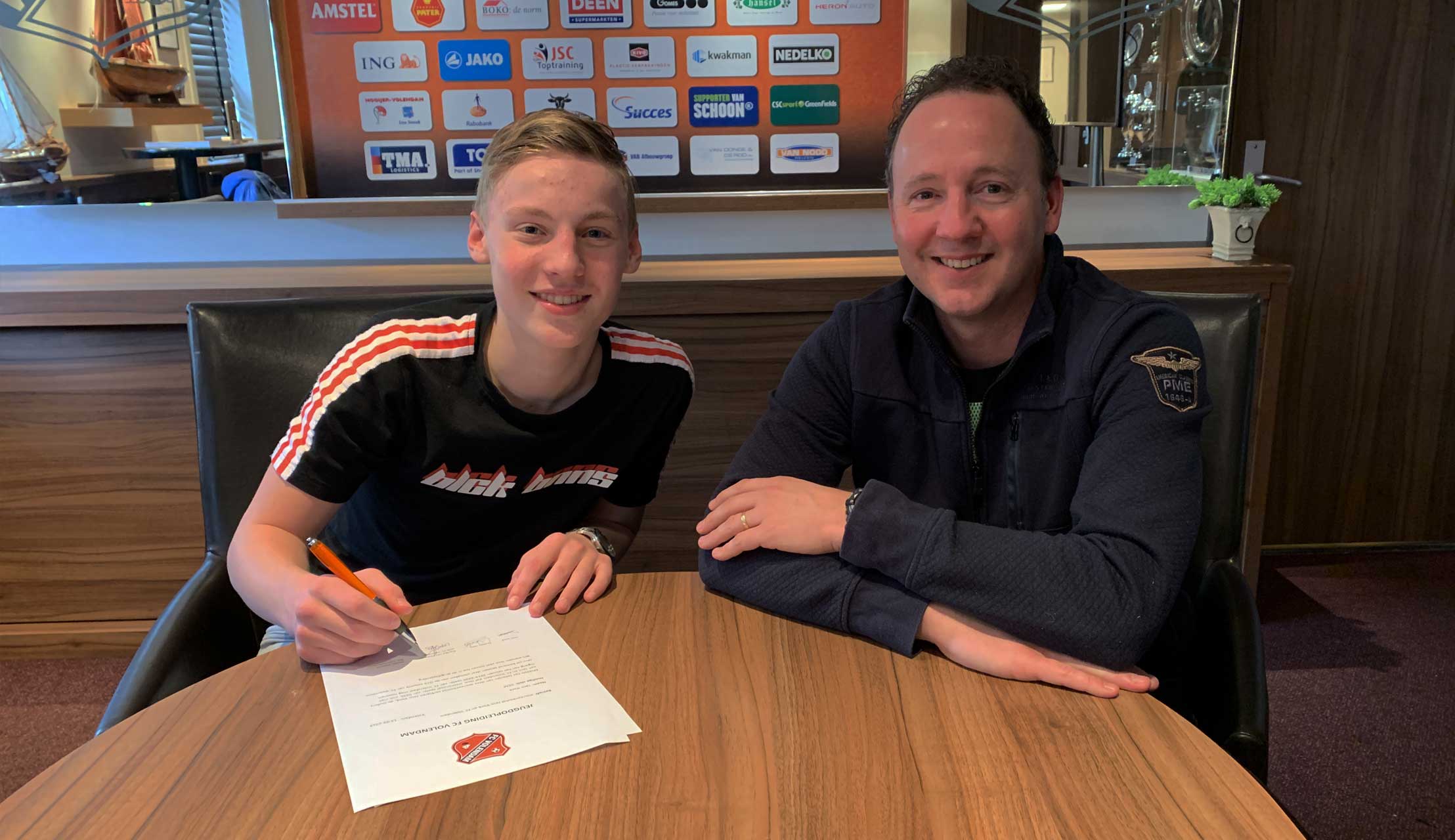 Jaco Vonk een aanwinst voor FC Volendam O16 seizoen 2019-2020