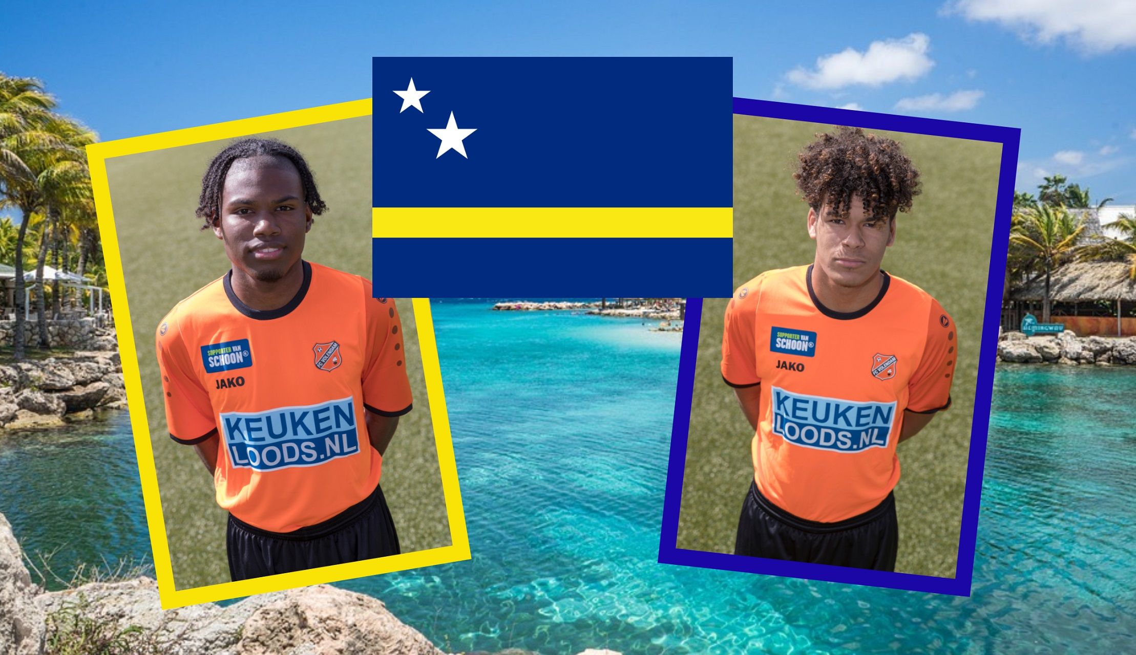 Twee spelers FC Volendam O17 opgeroepen voor nationaal team Curaçao O17