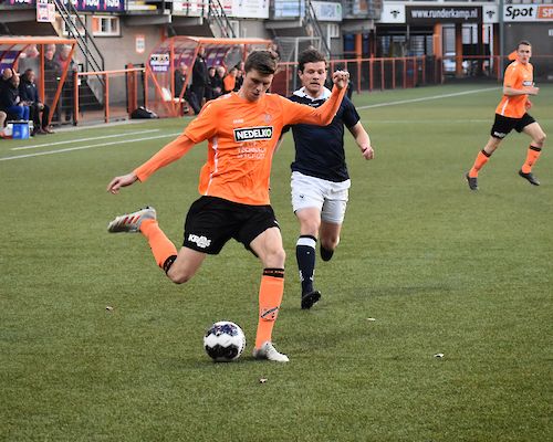 Jong FC Volendam komt niet verder dan remise