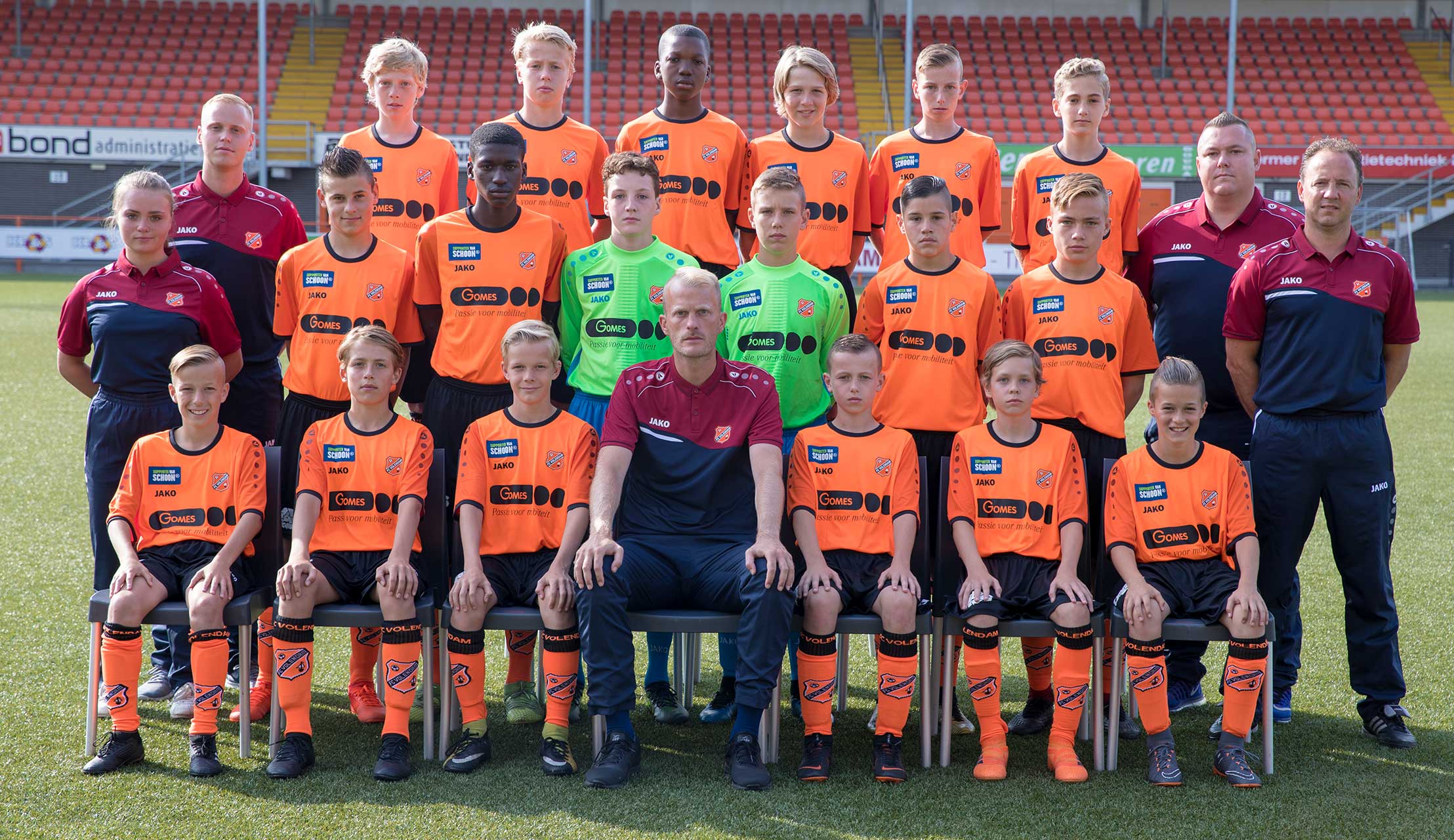FC Volendam O14 zoekt teammanager en/of assistent scheidsrechter