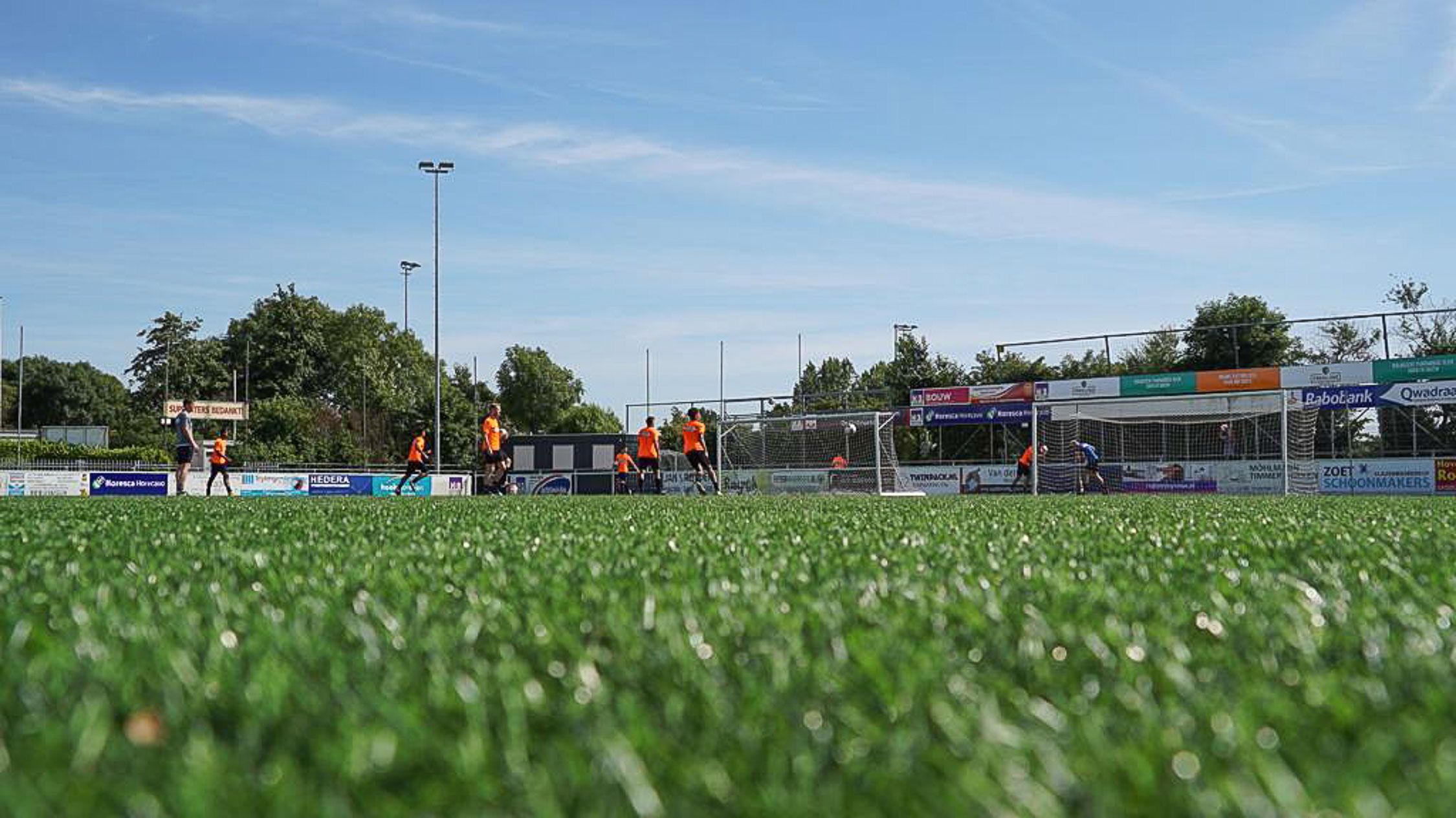 Teambuiding op traningskamp