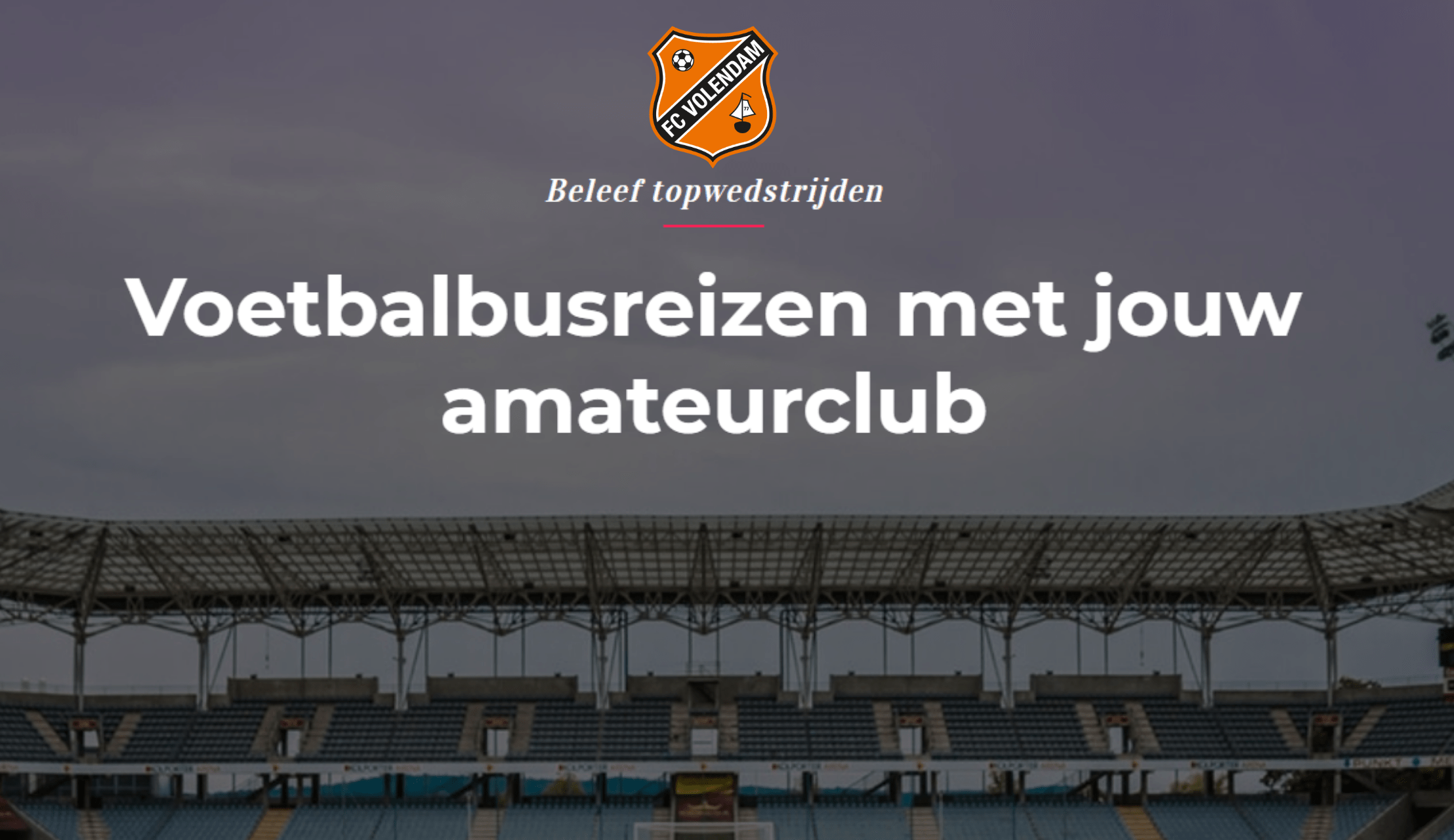 Your Club On Tour - Busreizen met jouw amateurclub