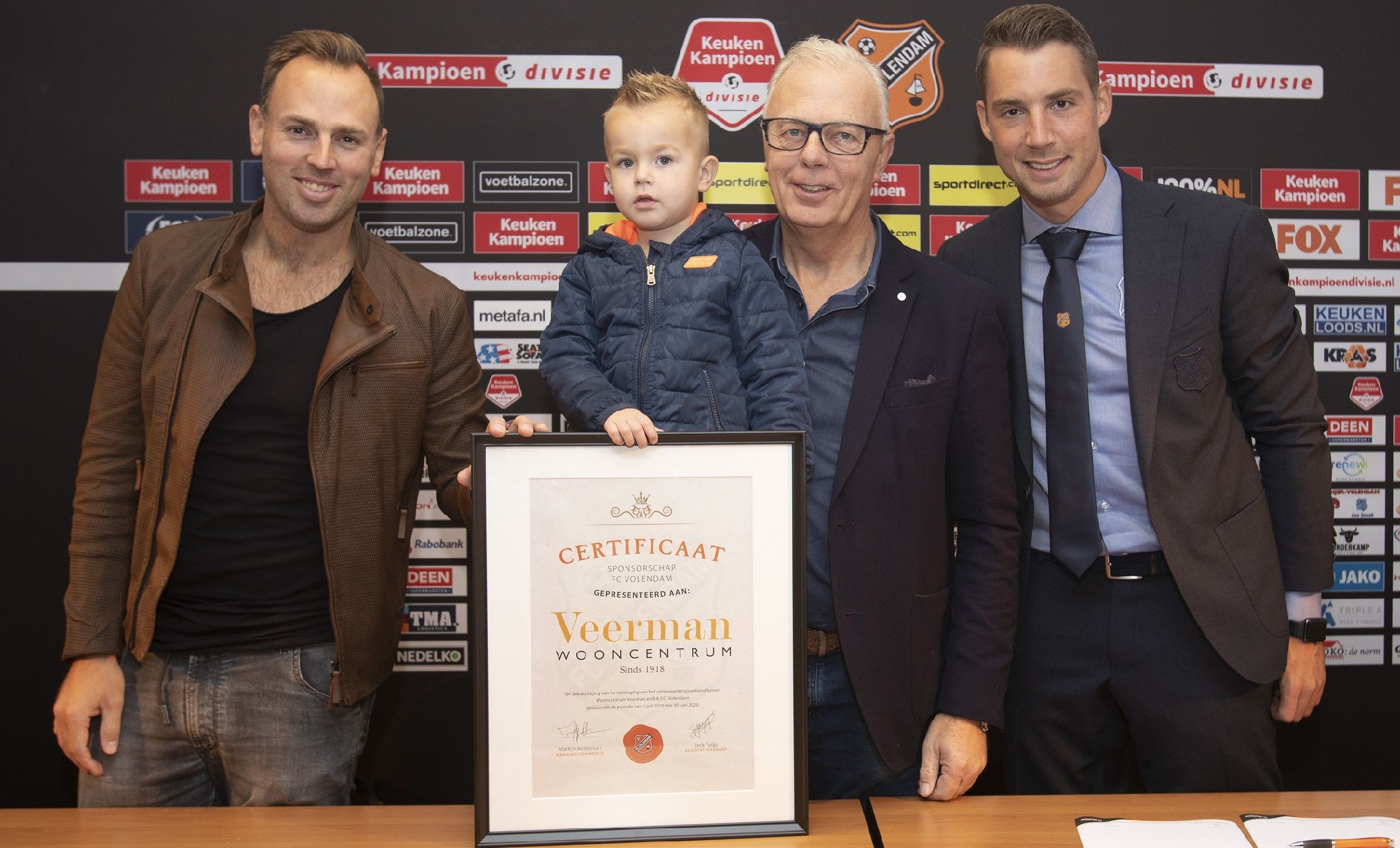 Wooncentrum Veerman blijft trouw aan FC Volendam