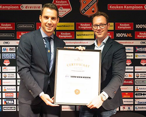 Volvo Ton van Kuyk toegetreden tot FC Volendam Businessclub