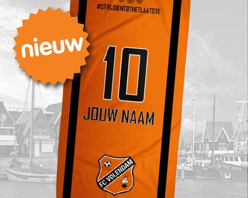 NIEUW in de Fanshop: FC Volendam merchandise met eigen naam!