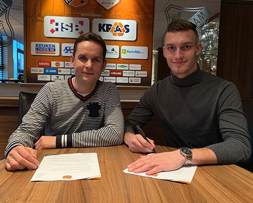 Nordin Bakker langer onder de lat bij FC Volendam