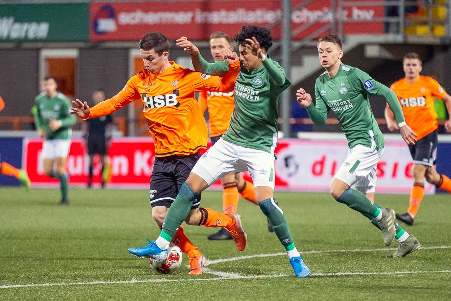 FC Volendam maakt het laat tegen Jong PSV