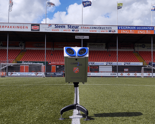 Kras Stadion krijgt Clean2Go; contactloos desinfecteren