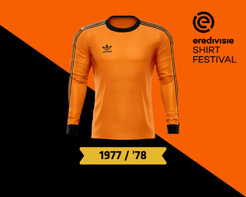 Sponsorloos tenue 1977/&#039;78 verkozen tot mooiste FC Volendam-shirt