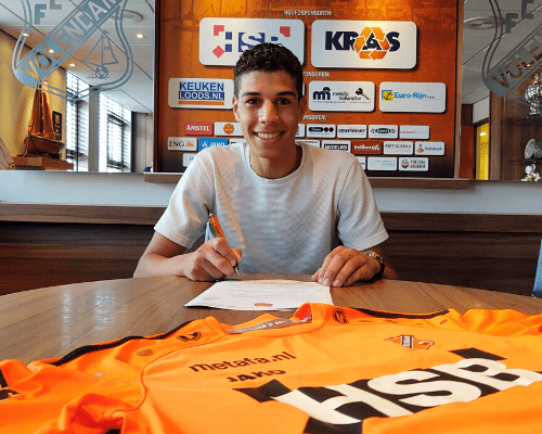 Walid Ould-Chikh maakt indruk en sluit aan bij Jong FC Volendam