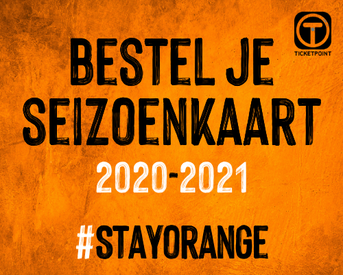 Stay Orange; bestel je seizoenkaart