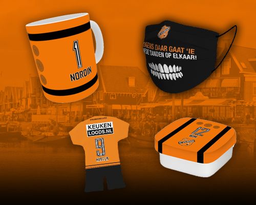 Vernieuwde webshop met gepersonaliseerde fanitems