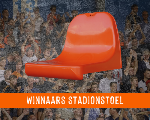 Winnaars stadionstoel eretribune bekend