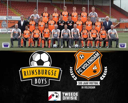 Jong FC Volendam op bezoek bij titelkandidaat