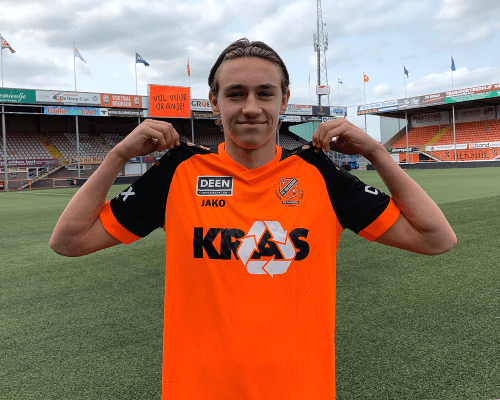 Josh Flint gaat voor kans bij FC Volendam