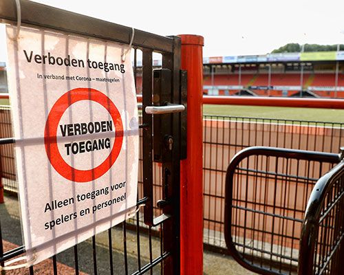 Kabinetsbesluit: wedstrijden in Kras Stadion zonder publiek