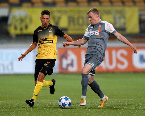 FC Volendam geeft zege uit handen in Kerkrade