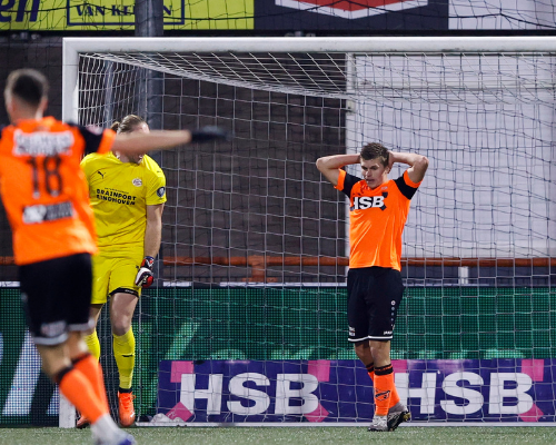 FC Volendam verliest ongelukkig van PSV