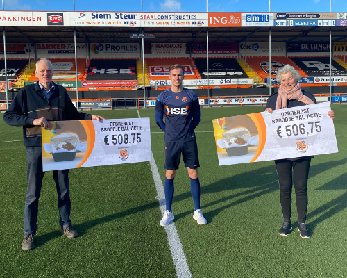 Broodje bal-actie levert ruim duizend euro op voor Voedselbank