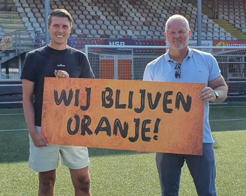 VAB Afbouw toont sympathie voor fans FC Volendam en draagt naam van Supporterscafé