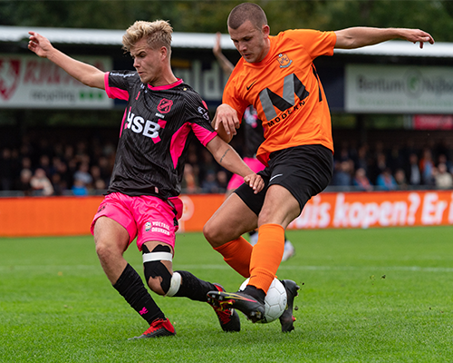 Jong FC Volendam onderuit tegen HHC Hardenberg