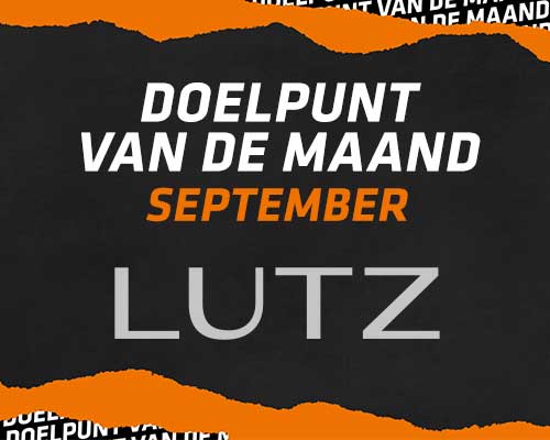 Stem op het LUTZ Doelpunt van de maand | september 2021