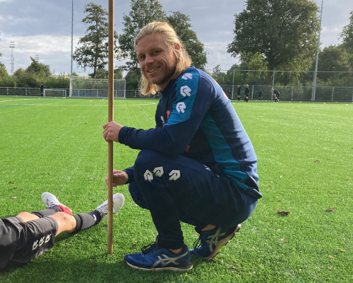 Jelmer Stiekema helpt spelers jeugdopleiding bij fysieke ontwikkeling