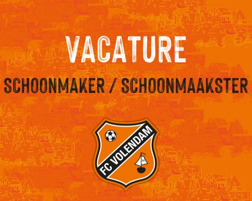 Vacature: FC Volendam zoekt schoonmaker / schoonmaakster