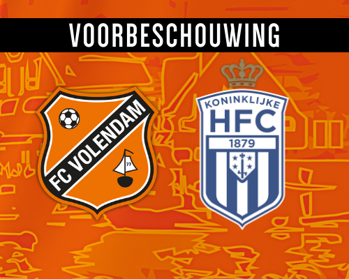 Jong FC Volendam hervat competitie in eigen huis tegen HFC