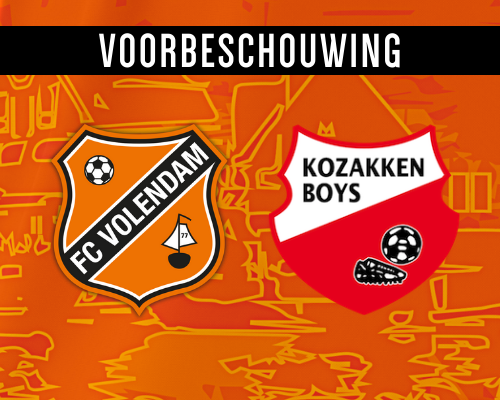 Jong FC Volendam ontvangt Kozakken Boys in eerste thuisduel 2022